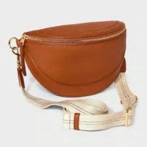 Universal Threads Belt Crossbody Bag  Tan Leather